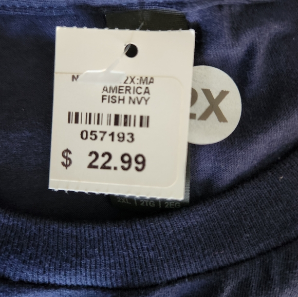 OBX navy blue t-shirt NWT. - Picture 5 of 5